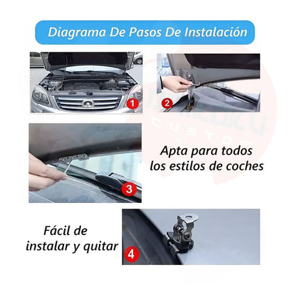 Soporte Neblineros Capot X2