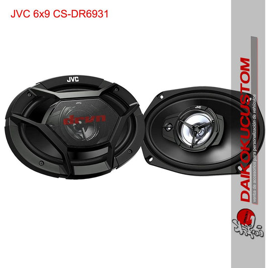 Parlantes 6x9 500w JVC CS-DR6931