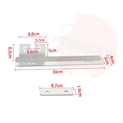 Porta Patente Lateral Metalico Fijo