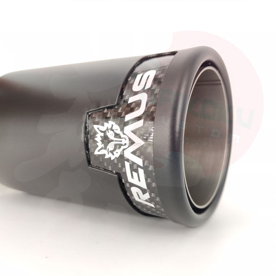 Cola Escape Remus 3" A 4" Inoxidable Carbono