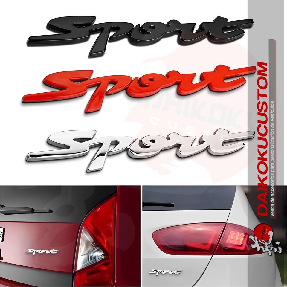 Emblema Adhesivo Trasero Sport