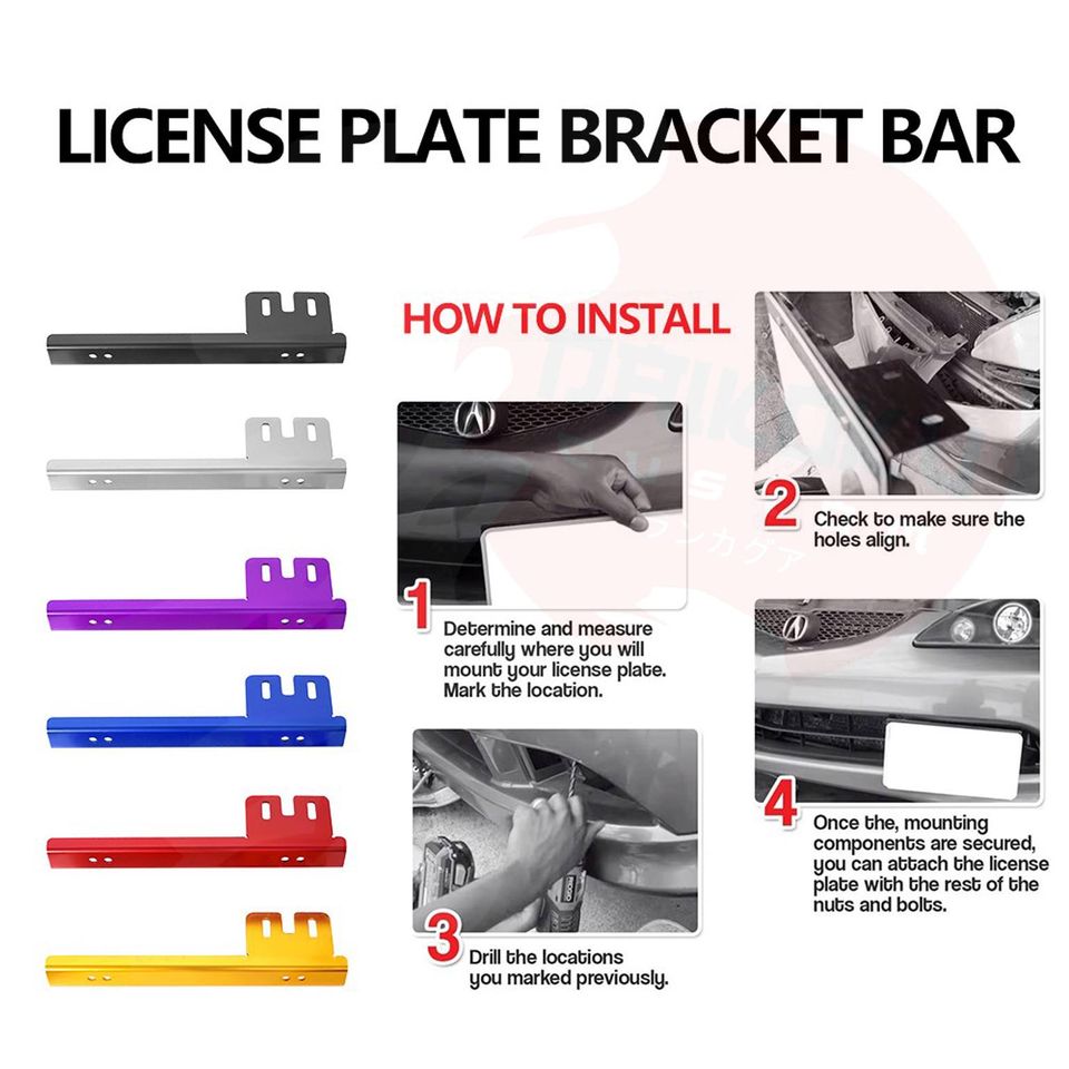 Porta Patente Lateral Metalico Fijo