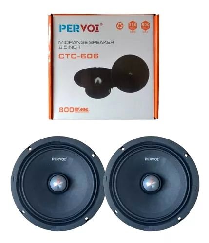 Parlantes Medio 6.5" Pervoi Medios CTC-606 (Par)