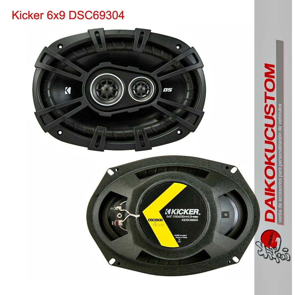 Parlantes 6x9 90rms Kicker 43DSC69304