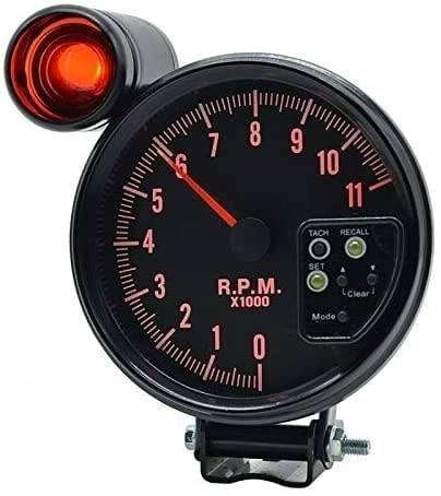 Reloj Grande DRAGON Gauge 5" Tacometro + Shifter Light