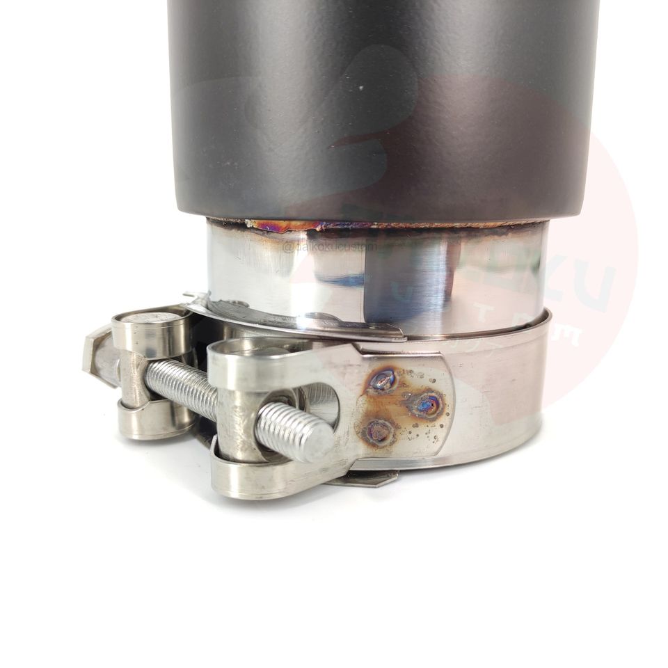 Cola Escape Remus 3" A 4" Inoxidable Carbono