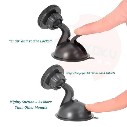 Soporte Celular Ventosa + Iman Corto 360 Irm 07387