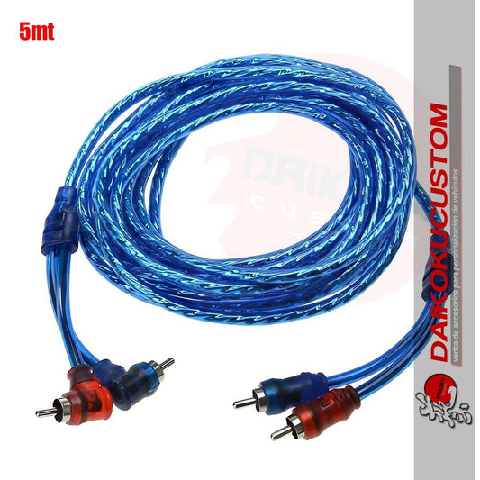 Cable Rca 2x2 De 5mt Eco