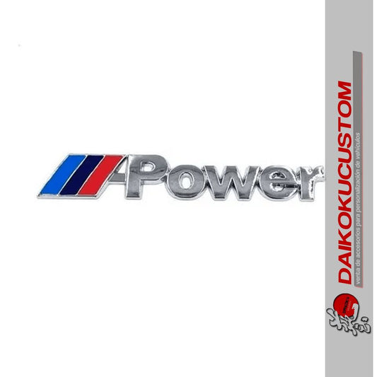 Emblema Adhesivo Trasero M-Power