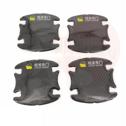Protector Manilla + Tope Puerta Carbono 8pcs