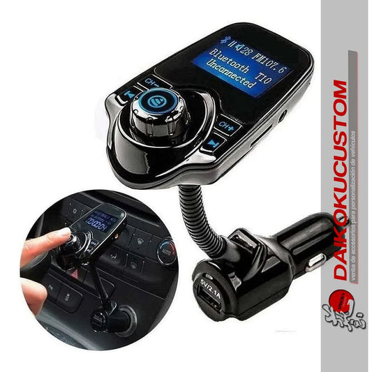 Receptor Transmisor Bluetooth T10 Largo Cenicero