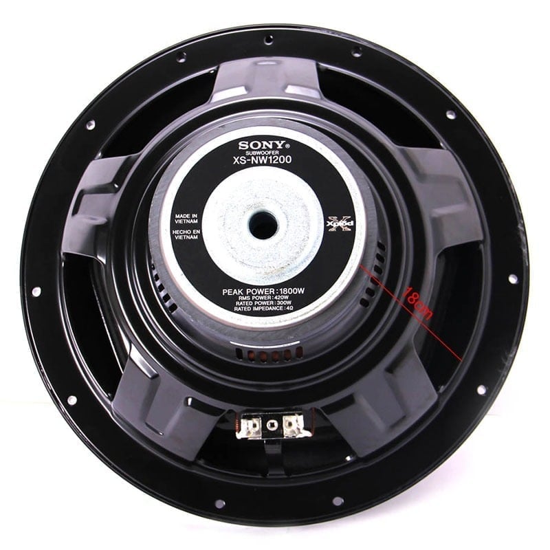 Subwoofer Sony 1800w Xs-NW1200 12"