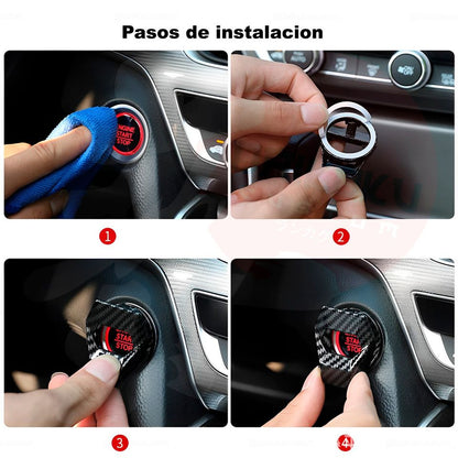 Protector Boton Encendido Start Stop Tipo Lambo