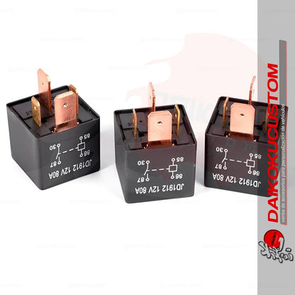 Relay 12v 80a 4 Patas X1