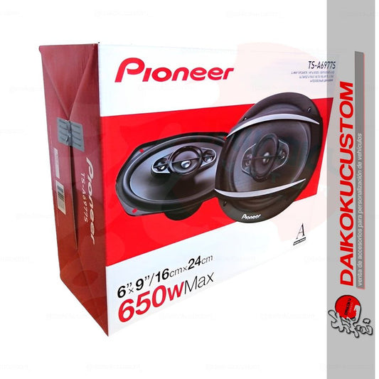 Parlantes 6x9 650w Pioneer TS-A6977S 4 Vias