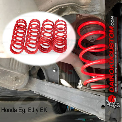 Espirales Progresivos Honda Ek Eg 90s X4