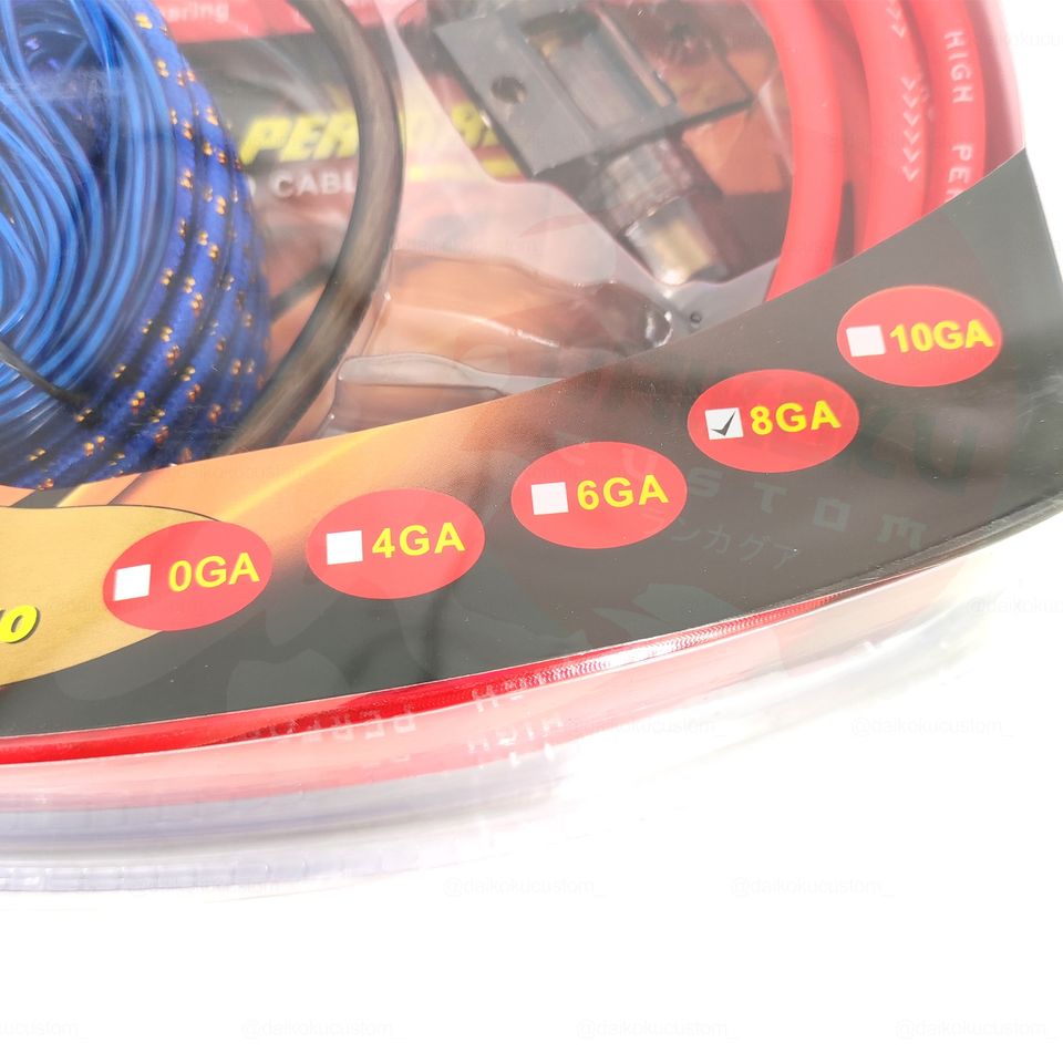 Kit Cables Amplificador 8gkt K-Fox