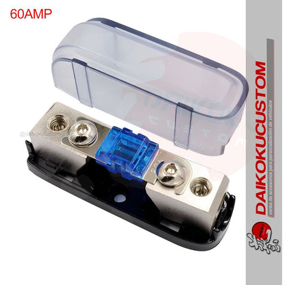 Porta Fusible Audio 7cm Protector Transparente