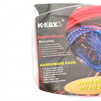 Kit Cables Amplificador 8gkt K-Fox