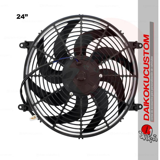 Electro-Ventilador 14" Universal 80w Aspa Curva