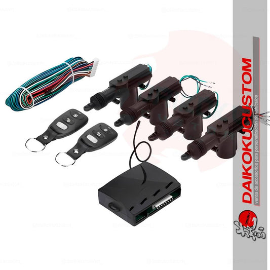 Kit 4 Cierres Centralizado Universal + Control