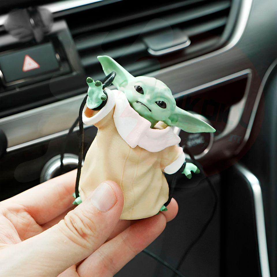 Adorno Decorativo Espejo Retrovisor Baby Yoda