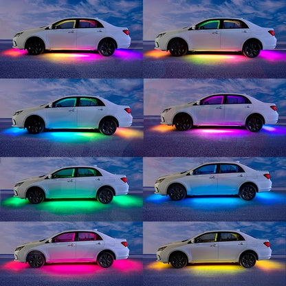 Luces Exterior Piso Colorful + AppApp Bluetooth (4x60cm 2x120cm)