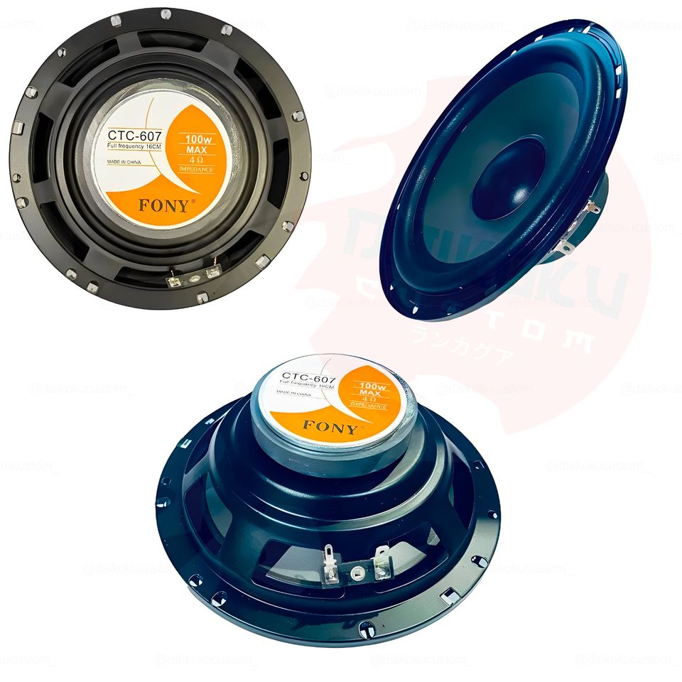 Parlantes 16cm 100w Fony Ctc-607 Par