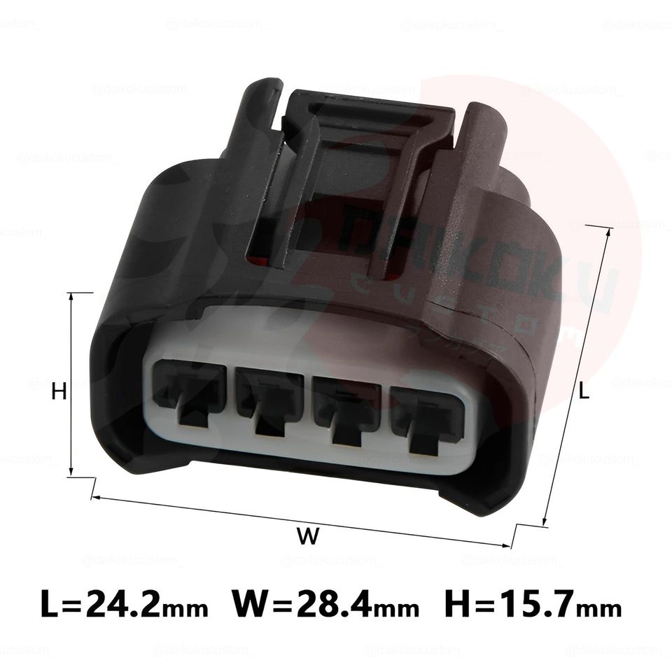 Conector Bobina Toyota 4 Pin Armable