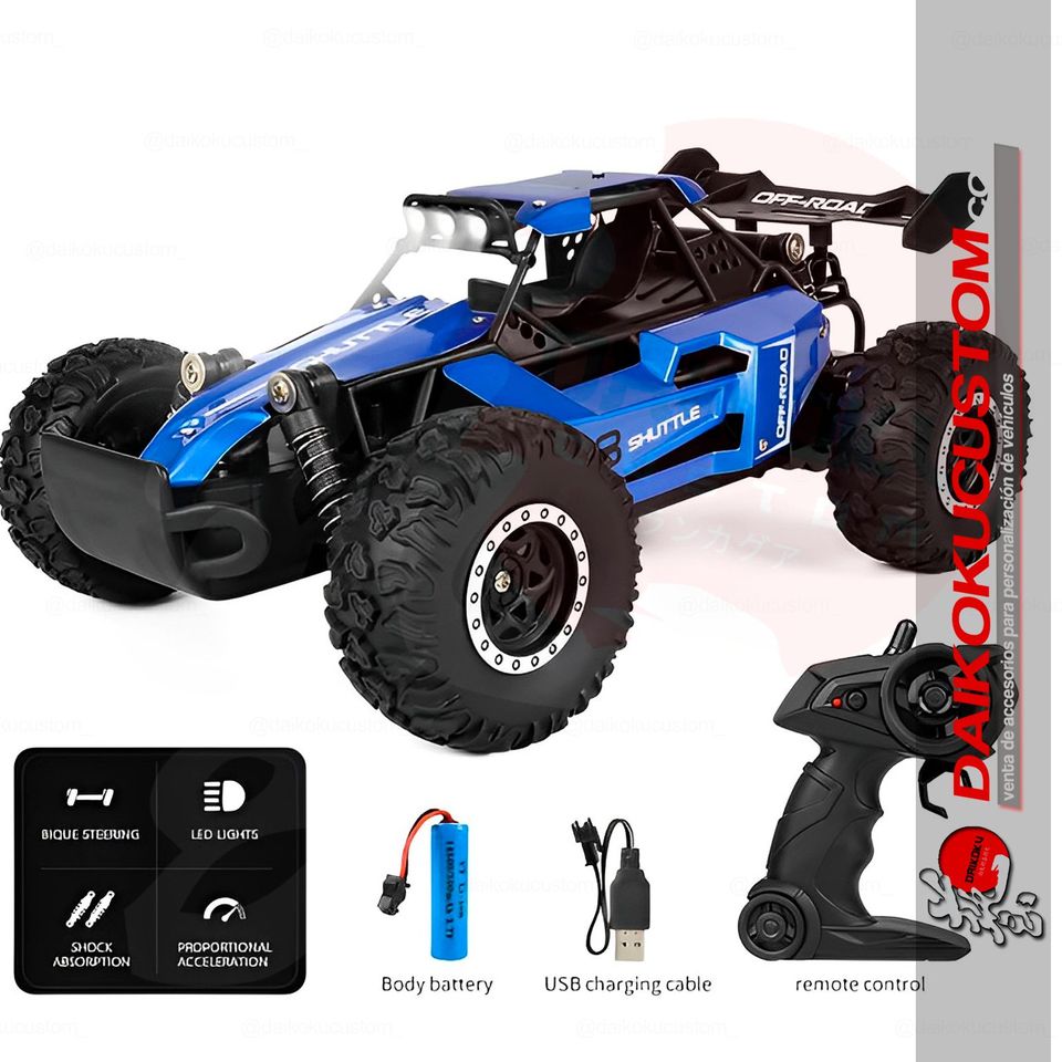 Auto Escala 1:16 2WD Rc Control Todo Terreno (Dk087)