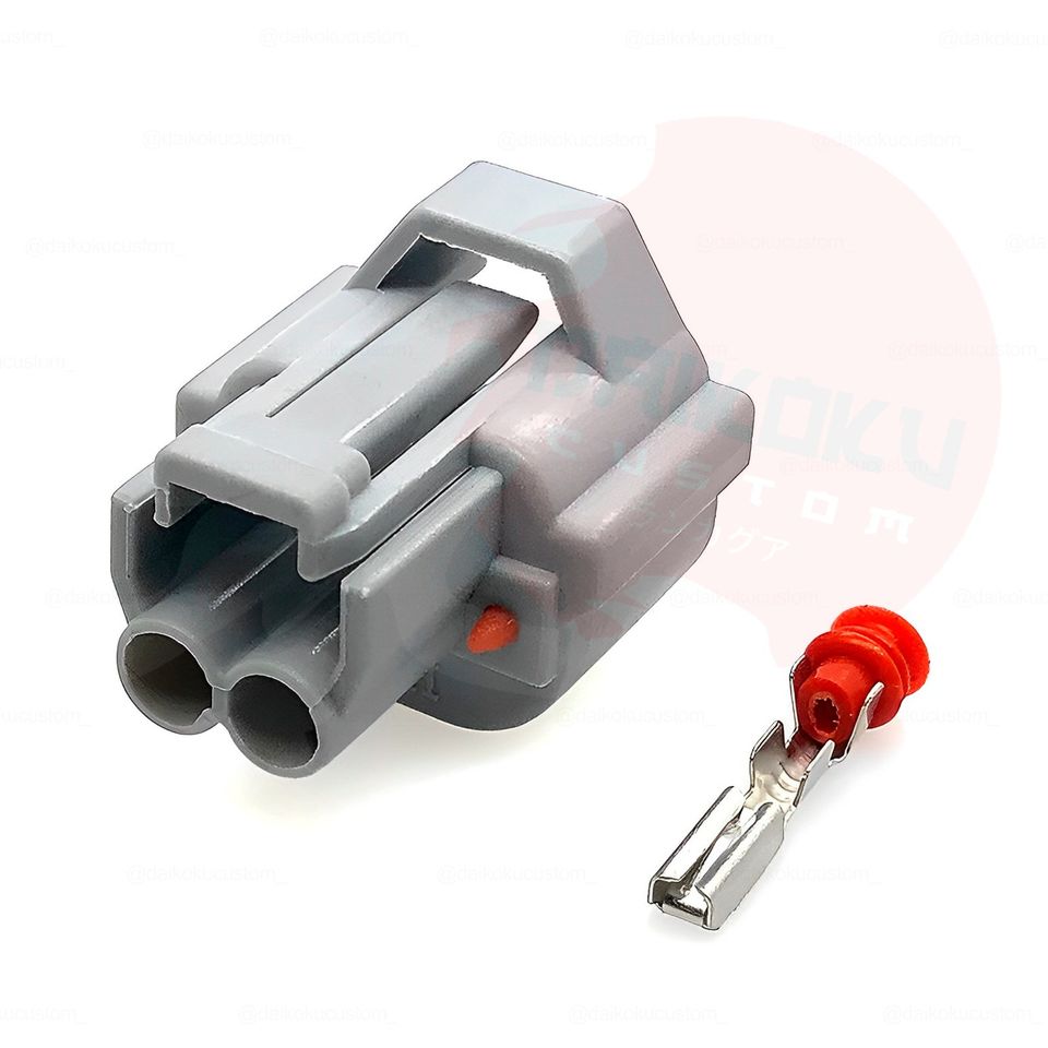 Conector Inyector Bencina 2 Pin Armable Bmw Audi Vw Toyota Nissan Subaru