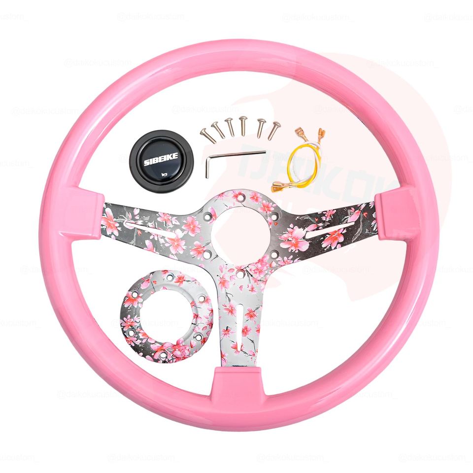 Volante Deportivo Nardi Rosado Centro Flores Exclusivo