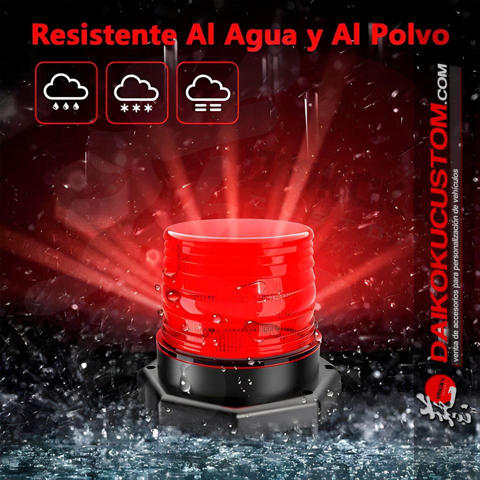 Baliza Led Estroboscopica Rojo 12/24v Al Cenicero