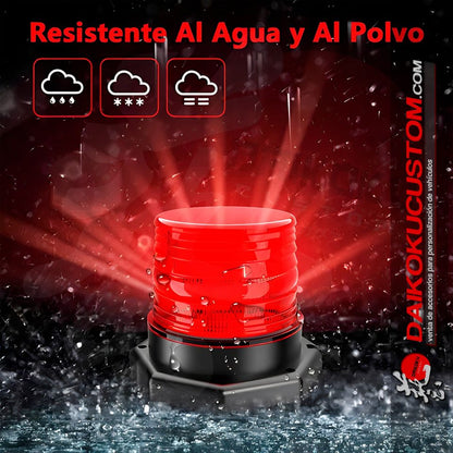 Baliza Led Estroboscopica Rojo 12/24v Al Cenicero