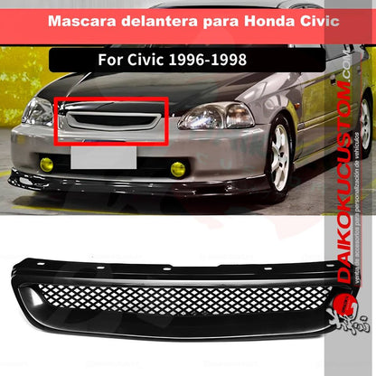 Mascara Delantera Grilla Honda Civic 96-98 Type-R