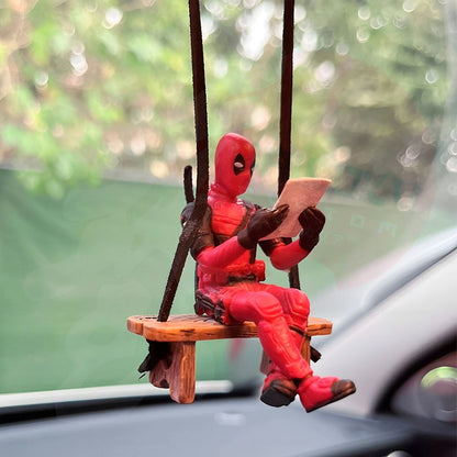 Adorno Decorativo Espejo Retrovisor Deadpool