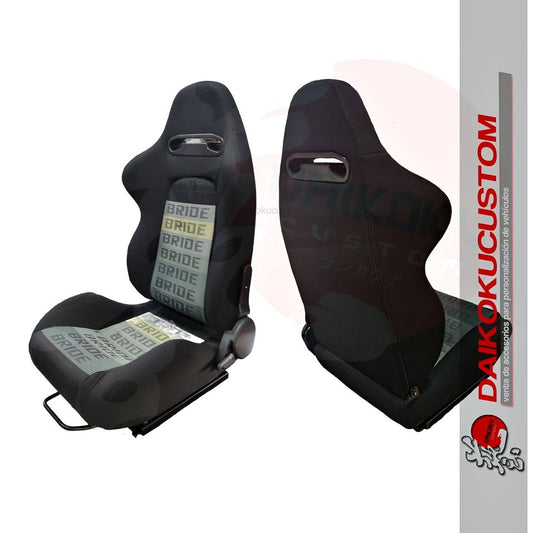 Butacas Bride (Ergo Chica M2) Tipo Recaro Negro X2