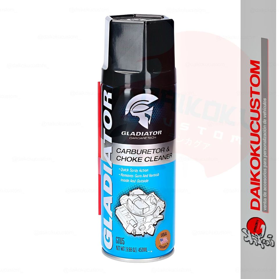 Limpia Carburador Spray Gladiator 450ml Gt05