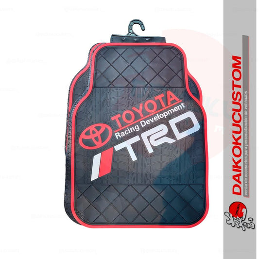 Cubre Piso Goma Toyota Trd 5pcs Con Camello