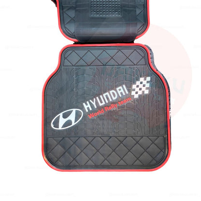 Cubre Piso Goma Hyundai 5pcs Con Camello