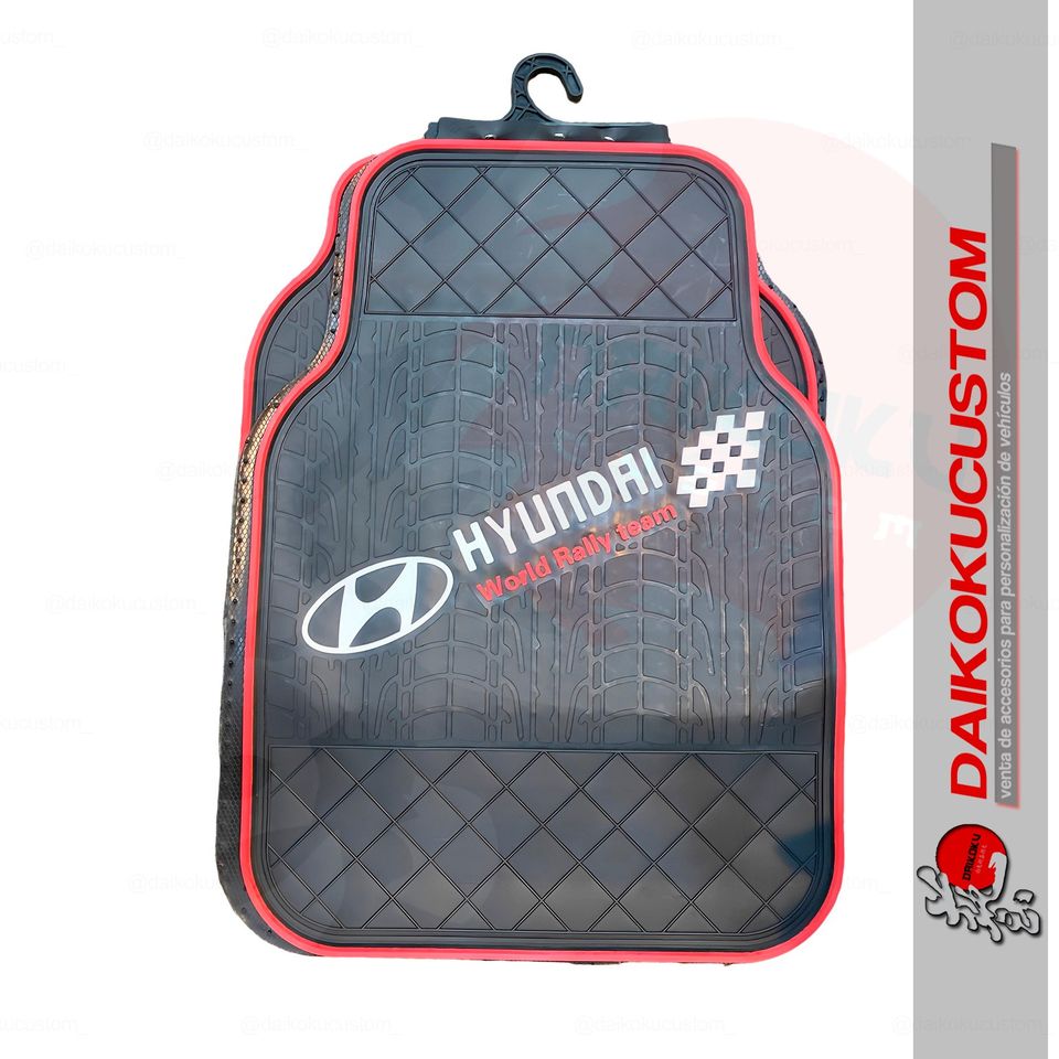 Cubre Piso Goma Hyundai 5pcs Con Camello