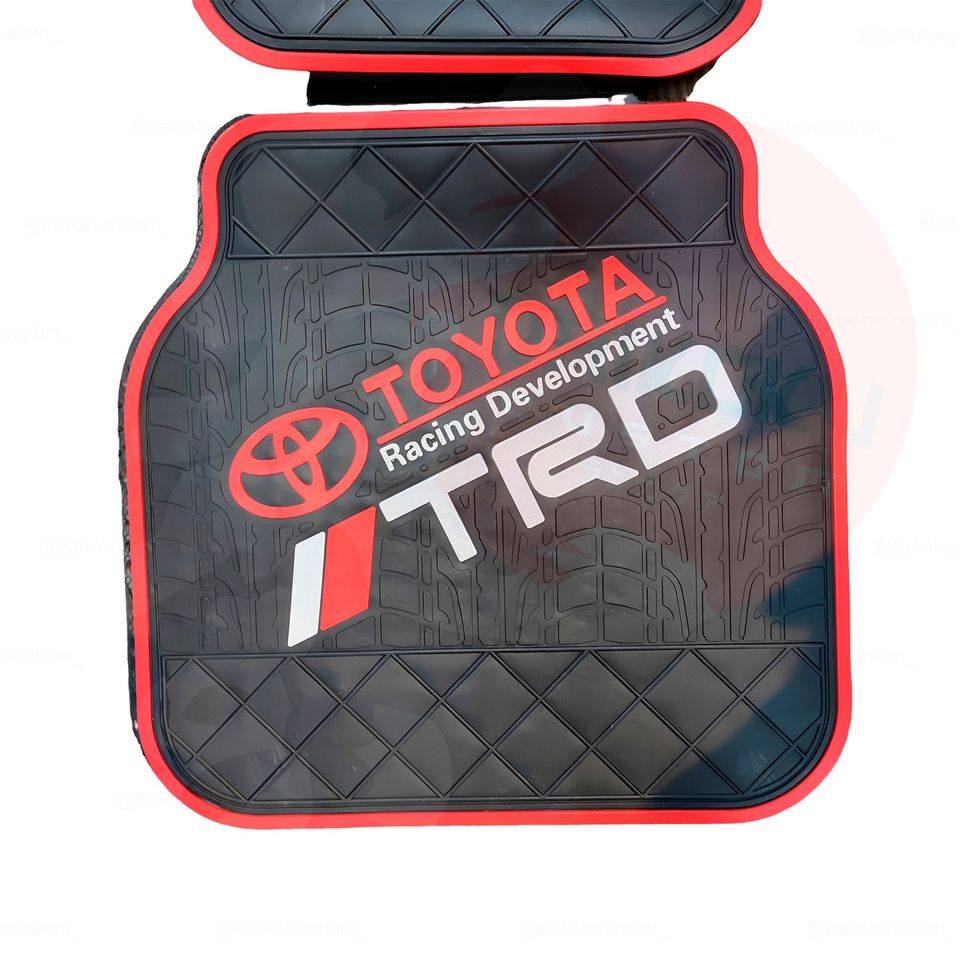 Cubre Piso Goma Toyota Trd 5pcs Con Camello