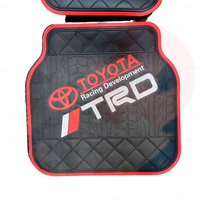 Cubre Piso Goma Toyota Trd 5pcs Con Camello