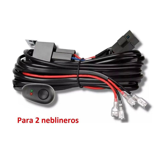 Kit Ramal Cables Instalacion Neblineros Led (2 Conector)