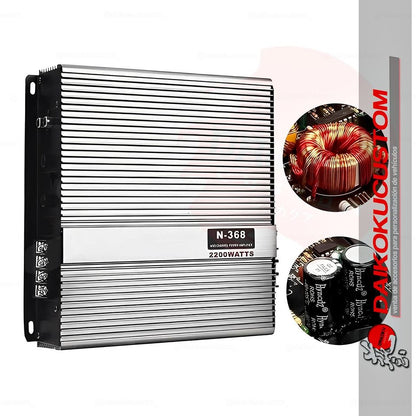 Amplificador N-368 2200w De 2 Canales