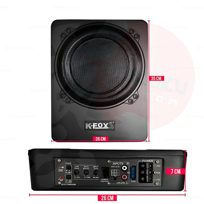 Subwoofer Amplificado Plano 800w K-Fox 10"