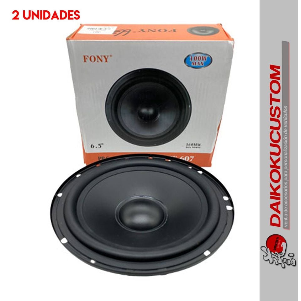 Parlantes 16cm 100w Fony Ctc-607 Par