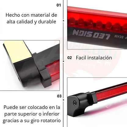 Tercera Luz Freno 18 Led 24cm Clasico