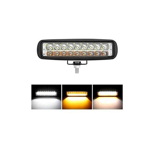 Neblineros Led 20w Bi-Led Barrita Ambar X2