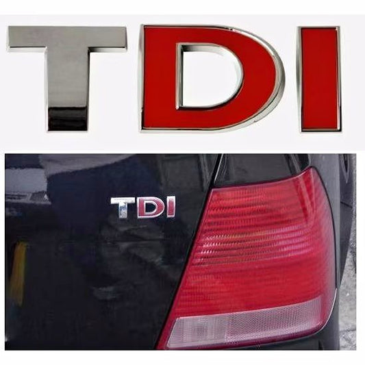 Emblema Adhesivo Trasero TDI Normal